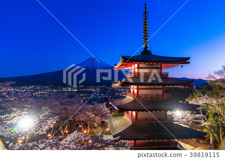 象徵日本的風景[山梨縣荒山山仙根公園] 39819115