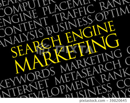 Search Engine Marketing word cloud Search Engine Marketing word cloud 39820645