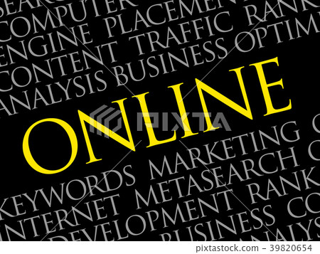 ONLINE word cloud ONLINE word cloud 39820654