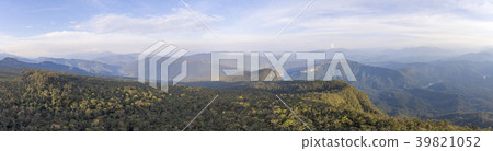 Aerial panorama over a Tepuy, 1800m elevation Aerial panorama over a Tepuy, 1800m elevation 39821052