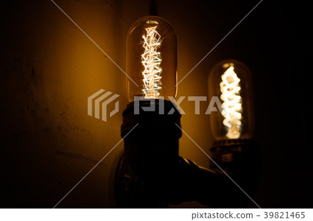 Incandescent spiral retro vintage warm lamp edison 39821465