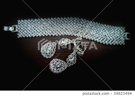 silver jewelry in the shop silver jewelry in the shop 39823494