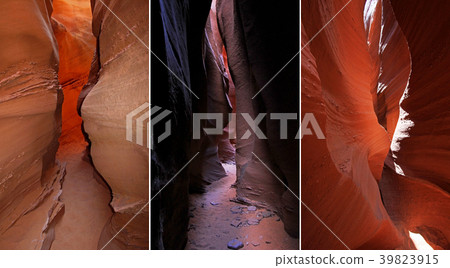 Compilation of Peek A Boo slot canyon, at Dry Fork 39823915