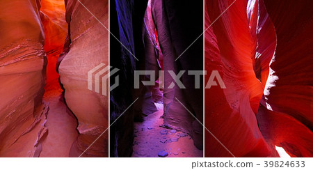 Compilation of Peek A Boo slot canyon, purple 39824633