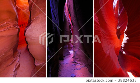 Compilation of Peek A Boo slot canyon, purple 39824635