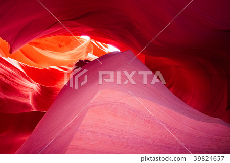 Antelope Canyon in the Navajo Reservation, purple 39824657