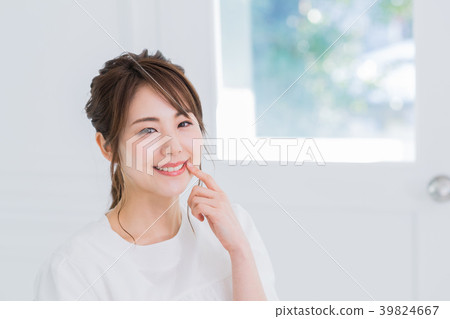 年輕女性，肖像，美的形象 39824667