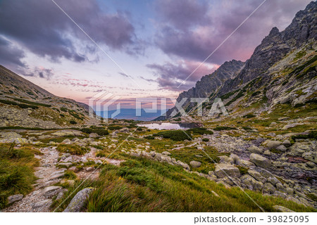 Mountain Landscape with a Tarn 39825095