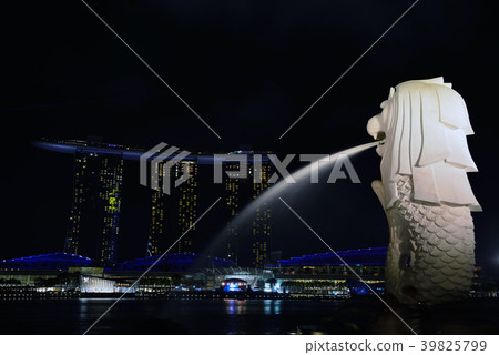 Singapore night view 39825799