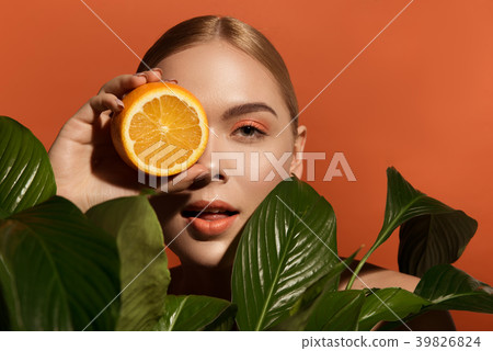 Cared lady giving preference to fresh products 39826824
