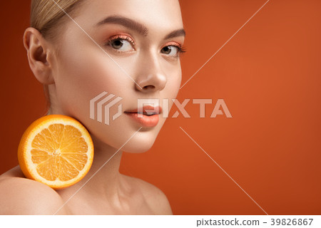 Groomed woman with organic product 39826867