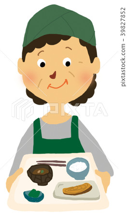 自助餐廳的阿姨 39827852