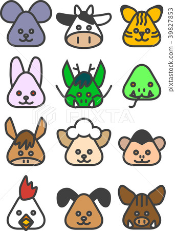 Sankaku十二生肖_顏色 Sankaku十二生肖_顏色 39827853