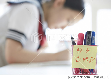學校女孩高中學習 39830163