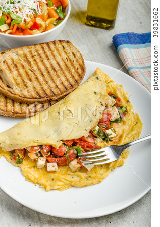 Mediterranean-Style Omlette Mediterranean-Style Omlette 39831662