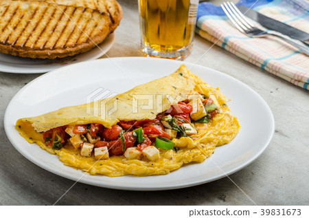 Mediterranean-Style Omlette Mediterranean-Style Omlette 39831673