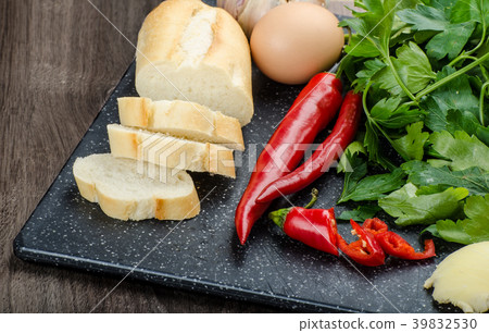 Rustic vegetarian omelette 39832530