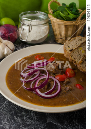 Original Czech beef goulash 39834143