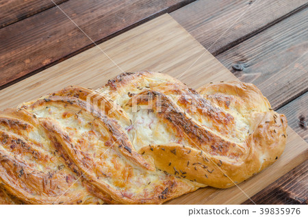 Breaded pie with svarzvald ham Breaded pie with svarzvald ham 39835976