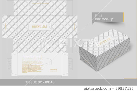 Tissue box template concept series Tissue box template concept series 39837155