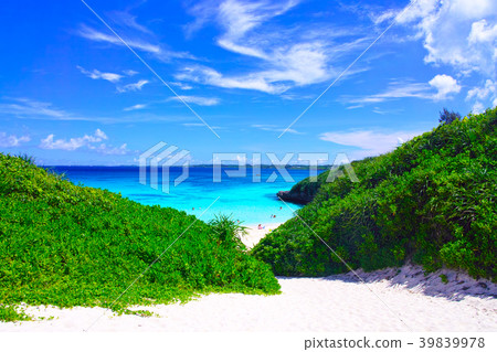 宮古島的宮古島。沙坡下到Sunayama海灘 宮古島的宮古島。沙坡下到Sunayama海灘 39839978