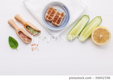 Natural herbal skin care products.  39842596