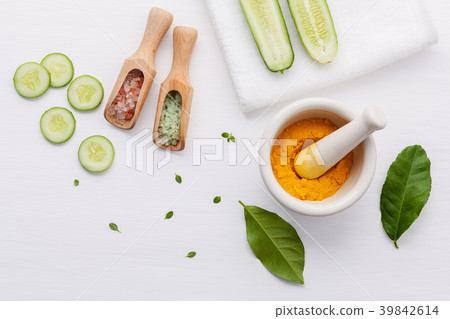 Natural herbal skin care products.  39842614