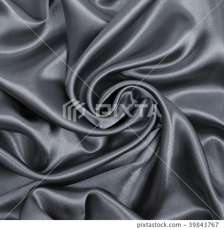 Smooth elegant dark grey silk or satin texture Smooth elegant dark grey silk or satin texture 39843767