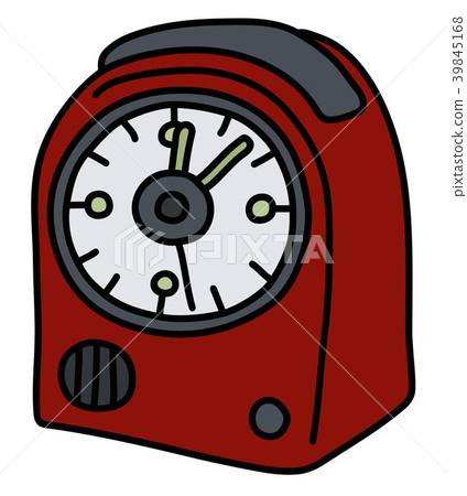 The red alarm clock The red alarm clock 39845168