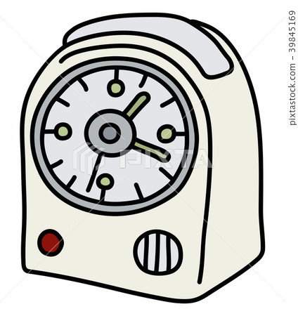 The white alarm clock The white alarm clock 39845169