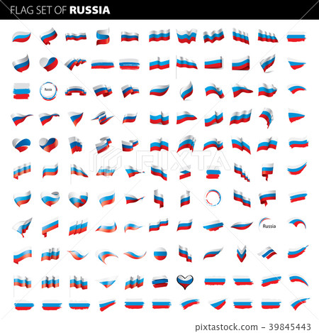 Russia flag, vector illustration Russia flag, vector illustration 39845443