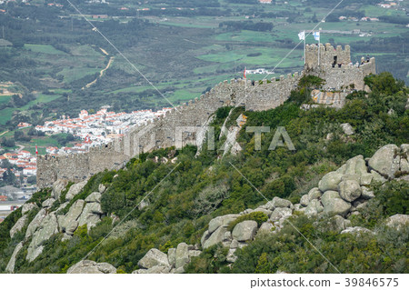 Castle of moors wall in Sintra, Portugal 39846575