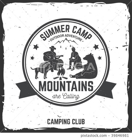 Summer camp. Vector illustration. Summer camp. Vector illustration. 39846981
