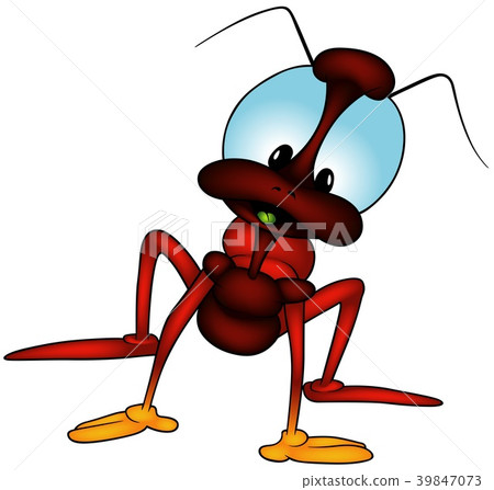 Red Long Legged Bug Red Long Legged Bug 39847073
