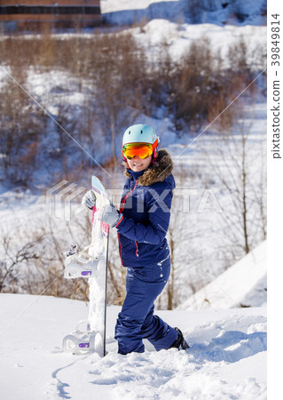Image of female athlete wearing helmet with Image of female athlete wearing helmet with 39849814