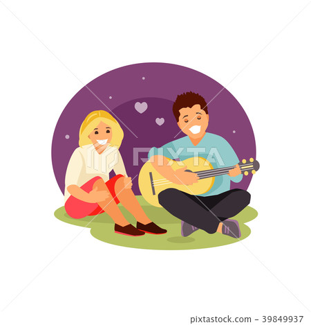 Couple in love vector 39849937