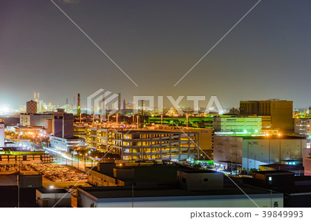 [神奈川縣]工廠夜景 39849993
