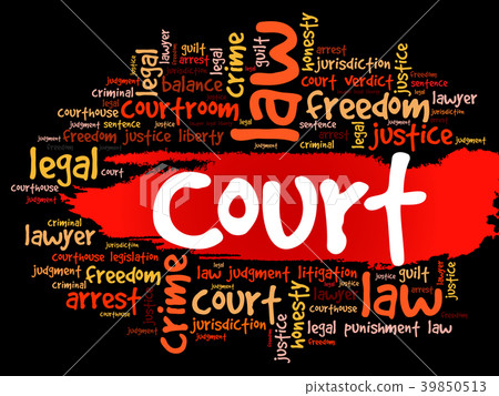Court word cloud collage Court word cloud collage 39850513