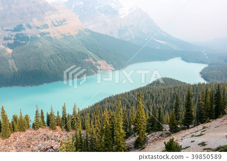 Moraine lake in Banff National Park Canada Moraine lake in Banff National Park Canada 39850589