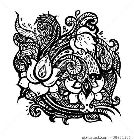 Paisley. Ethnic ornament. Vector illustration 39851195