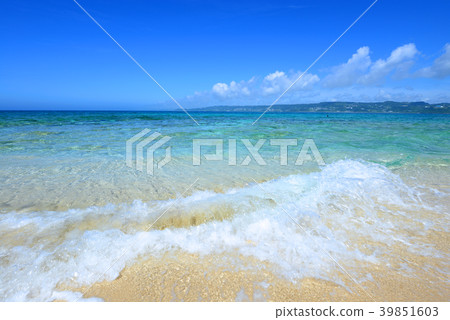 沖繩美麗的海灘 沖繩美麗的海灘 39851603