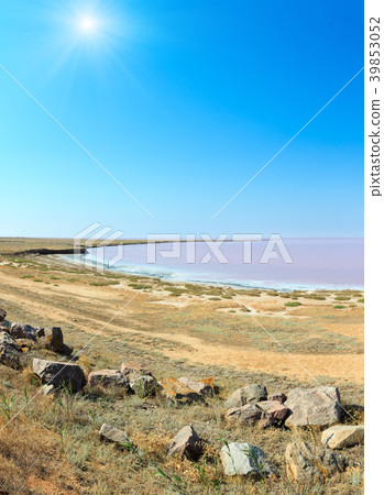 Pink salty Syvash Lake, Ukraine 39853052