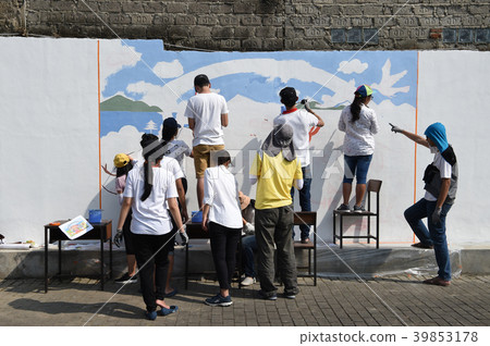 Painting murals, painting murals, painting walls, walls 39853178