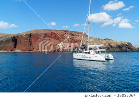 Santorini, Yachts, Aegean Sea, Greece Santorini, Yachts, Aegean Sea, Greece 39853364