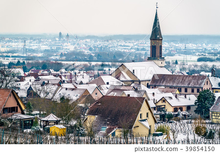 Saint Matrin Church in Kintzheim, a village in Bas 39854150