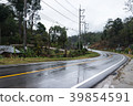 curve concrete road with the natural view to Pai 39854591