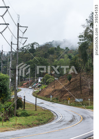 concrete road with the natural view to Pai 39854593