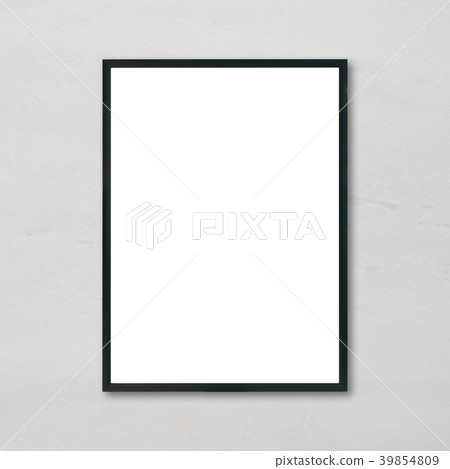 Mock up blank poster picture frame hanging. Mock up blank poster picture frame hanging. 39854809