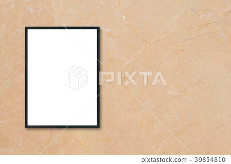 Mock up blank poster picture frame hanging. Mock up blank poster picture frame hanging. 39854810