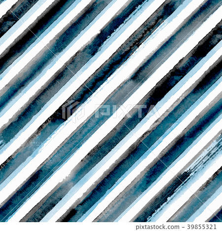 Striped grunge black and white seamless pattern 39855321